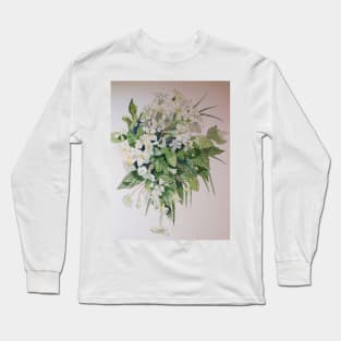 Yellow primroses  watercolour painting Long Sleeve T-Shirt